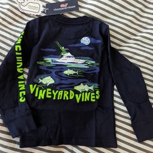 Vineyard Vines toddler long sleeve pocket T